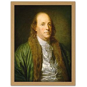 Fine Art Prints Greuze Portrait Benjamin Franklin American Painting Large Framed Art Print Poster Wall Decor 18x24 in Fine Art Prints Greuze Portrait Benjamin Franklin American Painting Large Framed Art Print Poster Wall Decor 18x24 in