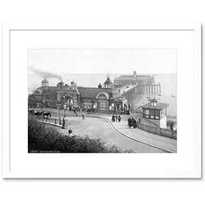 Wee Blue Coo Southend On Sea The Pier England Vintage Old BW Framed Wall Art Print Wee Blue Coo Southend On Sea The Pier England Vintage Old BW Framed Wall Art Print
