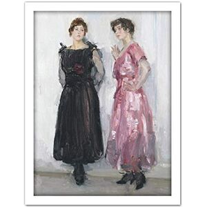 Fine Art Prints Israels Ippy Gertie Posing Fashion House Painting Large Framed Art Print Poster Wall Decor 18x24 in Fine Art Prints Israels Ippy Gertie Posing Fashion House Painting Large Framed Art Print Poster Wall Decor 18x24 in