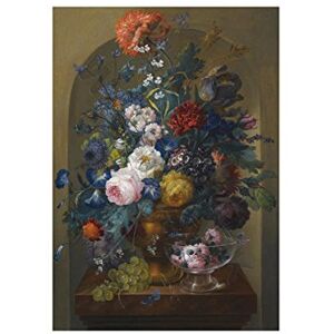Wee Blue Coo Painting Drechsler Still Life Of Flowers Wall Art Print Wee Blue Coo Painting Drechsler Still Life Of Flowers Wall Art Print