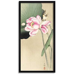 Fine Art Prints Ohara Koson Songbird and Lotus Long Framed Art Print Wall Poster 25x12 inch Fine Art Prints Ohara Koson Songbird and Lotus Long Framed Art Print Wall Poster 25x12 inch
