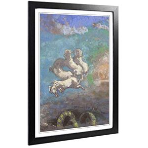 Big Box Art Framed Print of Odilon Redon White Horses Design Wall Art Picture Home Decor for Kitchen, Living, Dining Room, Bedroom, Hallway, Office, Black, A2 / 24.5x18 Inch / 62x45cm Big Box Art Framed Print of Odilon Redon White Horses Design Wall Art Picture Home Decor for Kitchen, Living, Dining Room, Bedroom, Hallway, Office, Black, A2 / 24.5x18 Inch / 62x45cm