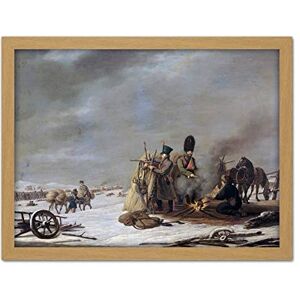 Artery8 Hari 1812 Napoleon'S Retreat From Russia Painting Artwork Framed Wall Art Print 18X24 Inch Artery8 Hari 1812 Napoleon'S Retreat From Russia Painting Artwork Framed Wall Art Print 18X24 Inch
