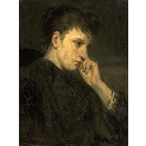 Artery8 Jozef Israels Melancholy Woman Painting Unframed Wall Art Print Poster Home Decor Premium Artery8 Jozef Israels Melancholy Woman Painting Unframed Wall Art Print Poster Home Decor Premium