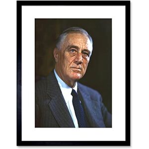 Artery8 US President Franklin D Roosevelt Portrait Photo Artwork Framed Wall Art Print 9X7 Inch Artery8 US President Franklin D Roosevelt Portrait Photo Artwork Framed Wall Art Print 9X7 Inch