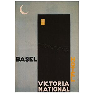 Wee Blue Coo Travel Victoria National Hotel Basle Switzerland Advert Wall Art Print Wee Blue Coo Travel Victoria National Hotel Basle Switzerland Advert Wall Art Print