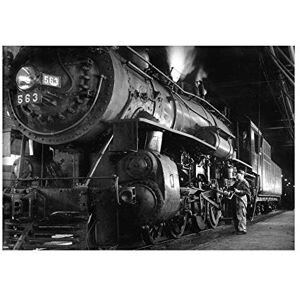 Wee Blue Coo Photo 1955 Steam Train Winston Link Engine New Picture Wall Art Print Wee Blue Coo Photo 1955 Steam Train Winston Link Engine New Picture Wall Art Print