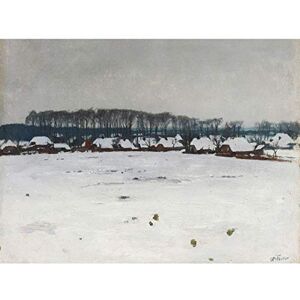Artery8 Willem Witsen Winter Landscape Snow Trees Extra Large XL Wall Art Poster Print Artery8 Willem Witsen Winter Landscape Snow Trees Extra Large XL Wall Art Poster Print