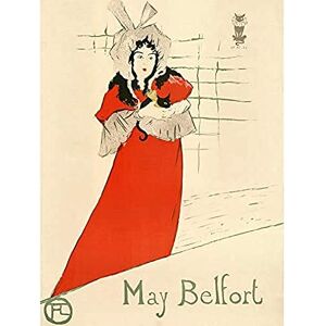 Artery8 Toulouse-Lautrec Irish Singer May Belfort Painting Unframed Wall Art Print Poster Home Decor Premium Artery8 Toulouse-Lautrec Irish Singer May Belfort Painting Unframed Wall Art Print Poster Home Decor Premium