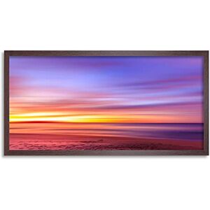 Wee Blue Coo Beach Sunset Beautiful Sky Long Panel Framed Wall Art Print Wee Blue Coo Beach Sunset Beautiful Sky Long Panel Framed Wall Art Print