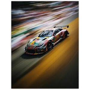 Artery8 Motorsport Sports Car Racing Motion Blur Speed Artwork Extra Large XL Wall Art Poster Print Artery8 Motorsport Sports Car Racing Motion Blur Speed Artwork Extra Large XL Wall Art Poster Print