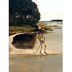 Artery8 Klinger Death By The Water Painting Unframed Wall Art Print Poster Home Decor Premium Artery8 Klinger Death By The Water Painting Unframed Wall Art Print Poster Home Decor Premium