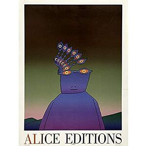 Fine Art Prints Folon Alice Editions Brille, abstraktes Cover, Kunstwerk, ungerahmt, Wandkunstdruck, Poster, Heimdekoration, Premium Fine Art Prints Folon Alice Editions Brille, abstraktes Cover, Kunstwerk, ungerahmt, Wandkunstdruck, Poster, Heimdekoration, Premium