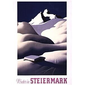 Wee Blue Coo Travel Winter Steiermark Alpine Mountain Snow Picture Wall Art Print Wee Blue Coo Travel Winter Steiermark Alpine Mountain Snow Picture Wall Art Print