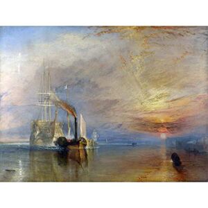 Fine Art Prints Turner The Fighting Temeraire Ship Painting Premium Wall Art Canvas Print 18X24 Inch Fine Art Prints Turner The Fighting Temeraire Ship Painting Premium Wall Art Canvas Print 18X24 Inch