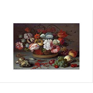 Wee Blue Coo Balthasar Van Der Ast Dutch Basket Flowers Wall Art Print Wee Blue Coo Balthasar Van Der Ast Dutch Basket Flowers Wall Art Print