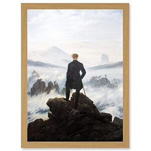 Artery8 Friedrich Wanderer Above Sea Fog Painting Artwork Framed Wall Art Print A4 Artery8 Friedrich Wanderer Above Sea Fog Painting Artwork Framed Wall Art Print A4