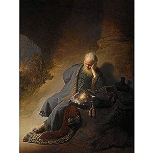Fine Art Prints Rembrandt Jeremia Treurend Over De Verwoesting Van Jeruzalem Art Print Canvas Premium Wall Decor Poster Mural Fine Art Prints Rembrandt Jeremia Treurend Over De Verwoesting Van Jeruzalem Art Print Canvas Premium Wall Decor Poster Mural