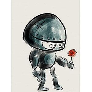 Fine Art Prints Robot With Flower Illustration Art Print Canvas Premium Wall Decor Poster Fine Art Prints Robot With Flower Illustration Art Print Canvas Premium Wall Decor Poster