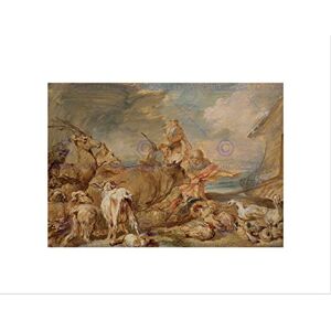 Wee Blue Coo Giovanni Benedetto Castiglione Italian Noah Leading Animals Ark Wall Art Print Wee Blue Coo Giovanni Benedetto Castiglione Italian Noah Leading Animals Ark Wall Art Print