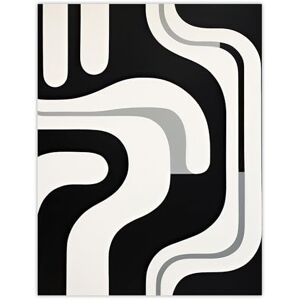 Artery8 Minimalist Curves and Shapes Abstract Artwork Black and White Geometric High Contrast Large Wall Art Poster Print Thick Paper 18X24 Inch Artery8 Minimalist Curves and Shapes Abstract Artwork Black and White Geometric High Contrast Large Wall Art Poster Print Thick Paper 18X24 Inch