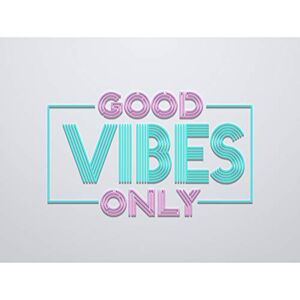 Wee Blue Coo Good Vibes Only Large Wall Art Poster Print Thick Paper 18X24 Inch Wee Blue Coo Good Vibes Only Large Wall Art Poster Print Thick Paper 18X24 Inch