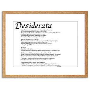 Wee Blue Coo Desiderata Placidly Noise Haste Quote Ehrmann Framed Wall Art Print Wee Blue Coo Desiderata Placidly Noise Haste Quote Ehrmann Framed Wall Art Print