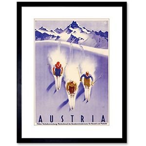 Wee Blue Coo 9x7 '' TRAVEL WINTER SPORT AUSTRIA SKI SNOW ALPS FRAMED ART PRINT F97X1472 Wee Blue Coo 9x7 '' TRAVEL WINTER SPORT AUSTRIA SKI SNOW ALPS FRAMED ART PRINT F97X1472
