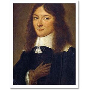 Artery8 Dirk Druyf Portrait Of A Young Man Painting Art Print Framed Poster Wall Decor 12x16 inch Artery8 Dirk Druyf Portrait Of A Young Man Painting Art Print Framed Poster Wall Decor 12x16 inch