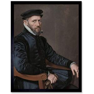 Artery8 Anthonis Mor Portraits Sir Thomas Gresham Painting Art Print Framed Poster Wall Decor 12x16 inch Artery8 Anthonis Mor Portraits Sir Thomas Gresham Painting Art Print Framed Poster Wall Decor 12x16 inch
