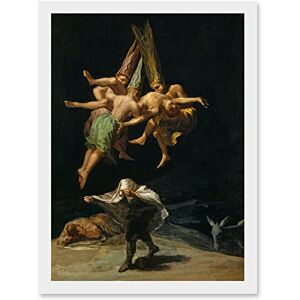 Artery8 - Francisco Goya The Witches Flight - A4 - Wall Art Print Artery8 - Francisco Goya The Witches Flight - A4 - Wall Art Print