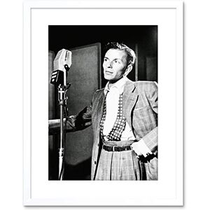 Wee Blue Coo VINTAGE PHOTO SINGER FRANK SINATRA NEW YORK FRAMED ART PRINT POSTER F97X12437 Wee Blue Coo VINTAGE PHOTO SINGER FRANK SINATRA NEW YORK FRAMED ART PRINT POSTER F97X12437