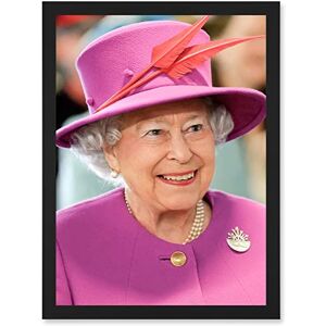 Artery8 Queen Elizabeth II England Photo Rouse Portrait A4 Artwork Framed Wall Art Print Artery8 Queen Elizabeth II England Photo Rouse Portrait A4 Artwork Framed Wall Art Print
