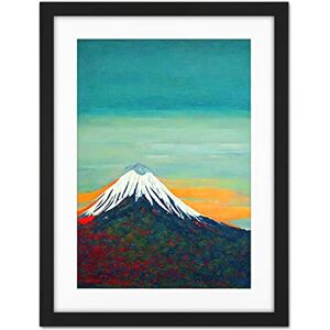 Doppelganger33 LTD Mount Fuji Volcano Peak At Sunrise Artwork Framed Wall Art Print 18X24 Inch Doppelganger33 LTD Mount Fuji Volcano Peak At Sunrise Artwork Framed Wall Art Print 18X24 Inch