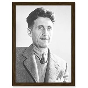 Artery8 Vintage Photo Portrait 1984 Writer Author George Orwell Artwork Framed Wall Art Print A4 Artery8 Vintage Photo Portrait 1984 Writer Author George Orwell Artwork Framed Wall Art Print A4