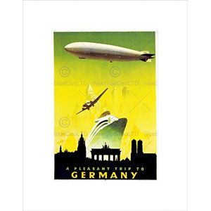 Wee Blue Coo TRAVEL GERMANY BOAT AIRSHIP ZEPPELIN PLANE BERLIN FRAMED ART PRINT B12X6413 Wee Blue Coo TRAVEL GERMANY BOAT AIRSHIP ZEPPELIN PLANE BERLIN FRAMED ART PRINT B12X6413
