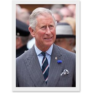 Artery8 - King Charles III - Framed - Wall Art Print Artery8 - King Charles III - Framed - Wall Art Print