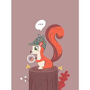 Wee Blue Coo Red Squirrel Acorn Search Large Wall Art Print Canvas Premium Poster Wee Blue Coo Red Squirrel Acorn Search Large Wall Art Print Canvas Premium Poster