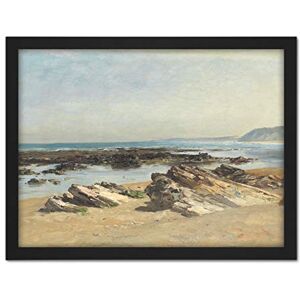 Fine Art Prints De Haes Bajamar Coast Tenerife Seaside Seascape Painting Large Framed Art Print Poster Wall Decor 18x24 in Fine Art Prints De Haes Bajamar Coast Tenerife Seaside Seascape Painting Large Framed Art Print Poster Wall Decor 18x24 in