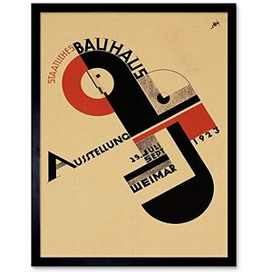 Wee Blue Coo Exhibition Bauhaus Weimar Icon Germany Vintage Retro Advertising Art Print Framed Poster Wall Decor 12X16 Inch Wee Blue Coo Exhibition Bauhaus Weimar Icon Germany Vintage Retro Advertising Art Print Framed Poster Wall Decor 12X16 Inch