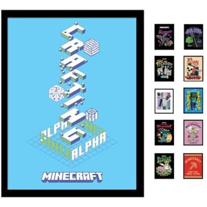 Pyramid Minecraft (Alpha) Collector Print (Framed) 30cm x 40cm A Stunning Artwork to Enhance Your Collection or Living Space, One Size Pyramid Minecraft (Alpha) Collector Print (Framed) 30cm x 40cm A Stunning Artwork to Enhance Your Collection or Living Space, One Size