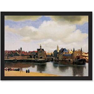 Artery8 Johannes Vermeer View Of Delft Baroque Cityscape Painting A4 Artwork Framed Wall Art Print Artery8 Johannes Vermeer View Of Delft Baroque Cityscape Painting A4 Artwork Framed Wall Art Print