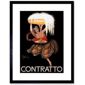 Wee Blue Coo Advert Champagne Contratto Italy Drink Alcohol Framed Wall Art Print Wee Blue Coo Advert Champagne Contratto Italy Drink Alcohol Framed Wall Art Print