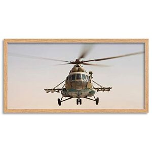 Artery8 Military Afghanistan Air Force MI-17 Helicopter Framed Wall Art Print Long 25X12 Inch Artery8 Military Afghanistan Air Force MI-17 Helicopter Framed Wall Art Print Long 25X12 Inch
