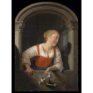 Artery8 Gerrit Dou Girl At Window Painting Premium Wall Art Canvas Print 18X24 Inch Artery8 Gerrit Dou Girl At Window Painting Premium Wall Art Canvas Print 18X24 Inch