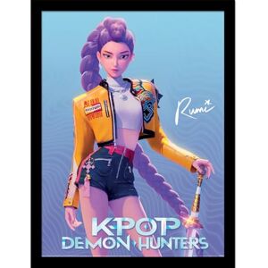 Pyramid K-POP DEMON HUNTERS (RUMI) COLLECTOR PRINT 30cm x 40cm Framed Collector Print, Official Licensed K-Pop Wall Art Poster, Ready to Hang, One Size Pyramid K-POP DEMON HUNTERS (RUMI) COLLECTOR PRINT 30cm x 40cm Framed Collector Print, Official Licensed K-Pop Wall Art Poster, Ready to Hang, One Size