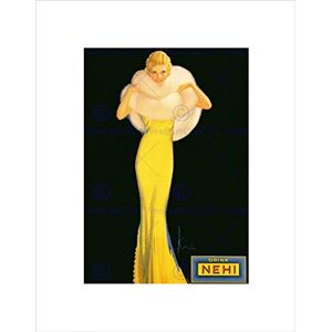 Wee Blue Coo Advert Nehi Drink Alcohol Fur Lady Style Picture Wall Art Print Wee Blue Coo Advert Nehi Drink Alcohol Fur Lady Style Picture Wall Art Print