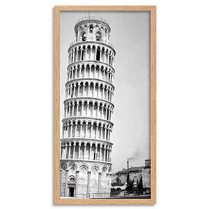 Wee Blue Coo Leaning Tower Pisa Italy Long Panel Framed Wall Art Print Wee Blue Coo Leaning Tower Pisa Italy Long Panel Framed Wall Art Print