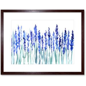 Wee Blue Coo Flowers Lavender Watercolour Art Print Framed Poster Wall Decor 12x16 inch Wee Blue Coo Flowers Lavender Watercolour Art Print Framed Poster Wall Decor 12x16 inch