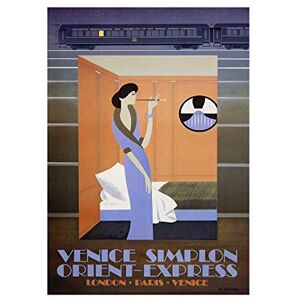 Wee Blue Coo Travel Orient Express Venice London Paris Frame Art Print Picture F12X1303 Wee Blue Coo Travel Orient Express Venice London Paris Frame Art Print Picture F12X1303